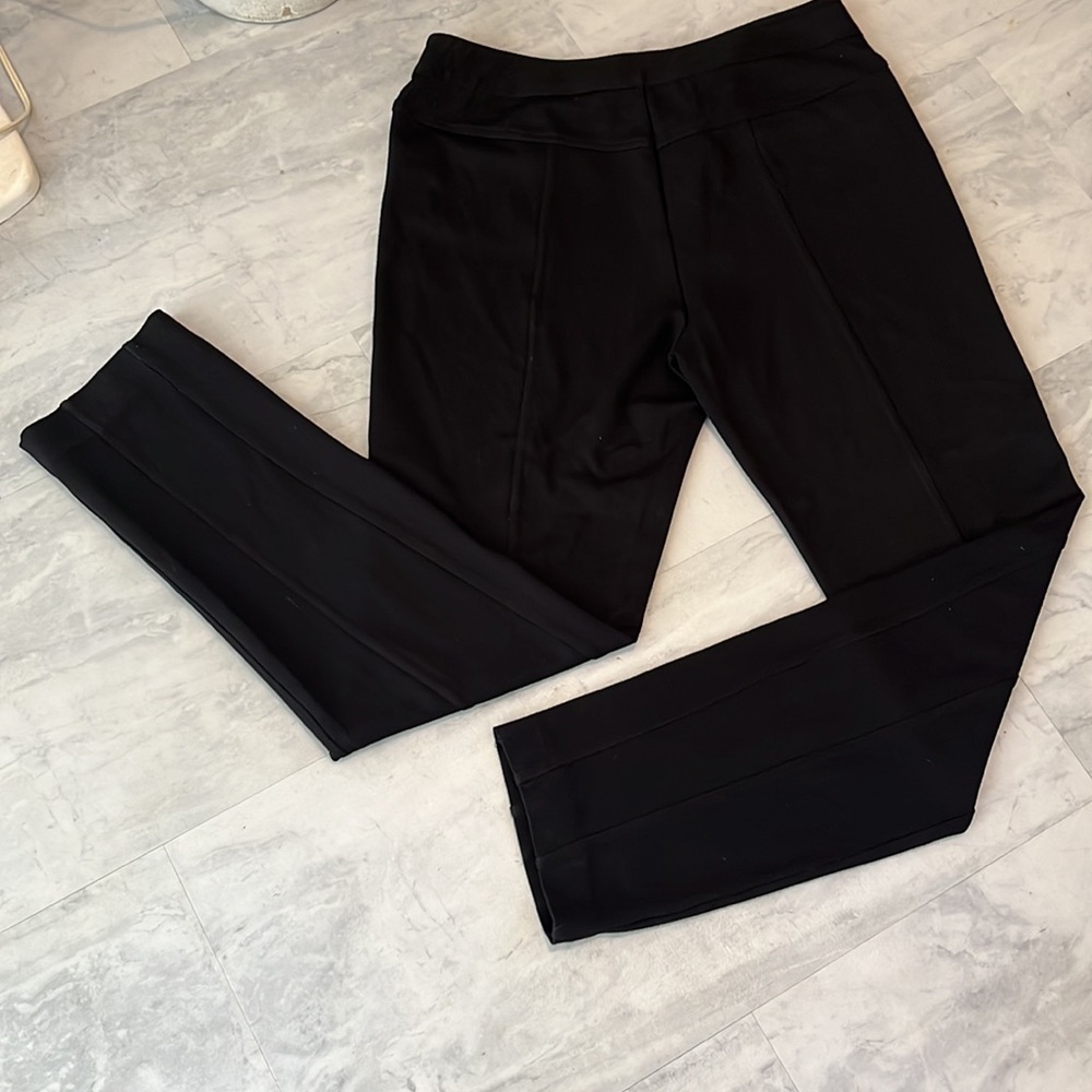 Ellen Tracy leggings Contoured Comfort rise stretch knit Dressy Size 8 EUC